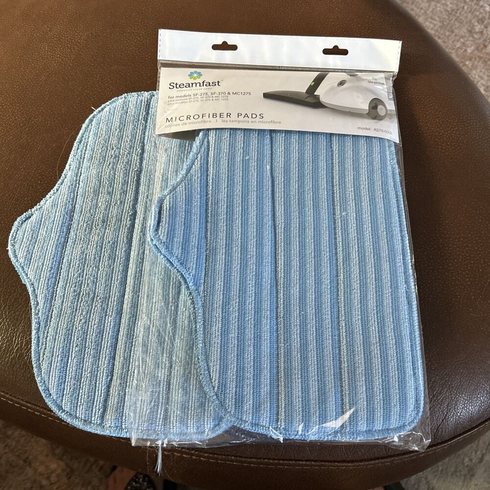 SteamFast Replacement Microfiber Lit If 4 Pads A275-020 - 2 Sealed 2 Unsealed